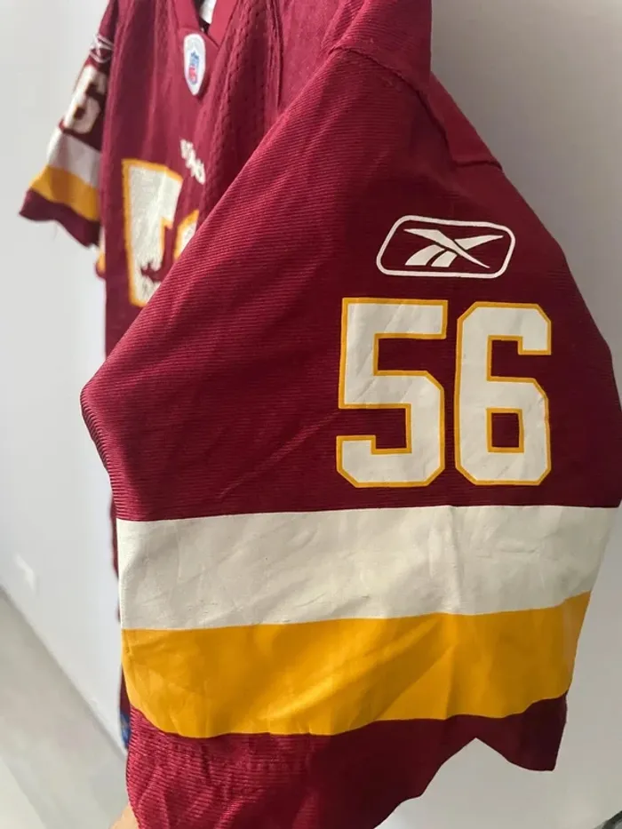Reebok Maillot jersey NFL 🏈 Arrington Washington Redskins Mens S - photo numéro 9