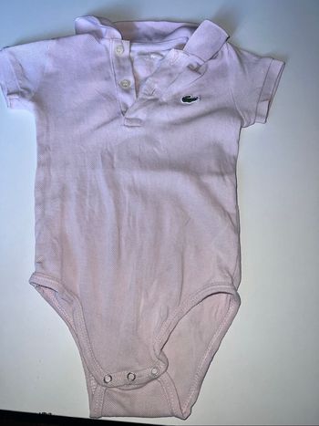 Bodies Lacoste bébé 12 mois