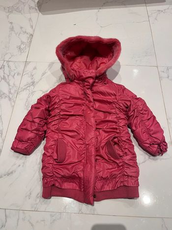 Doudoune rose chaude