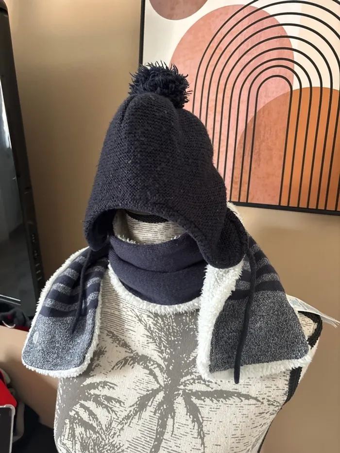 Bonnet + écharpe enfant garçon - photo numéro 2