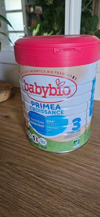 Lait babybio primea croissance 3 neuf
