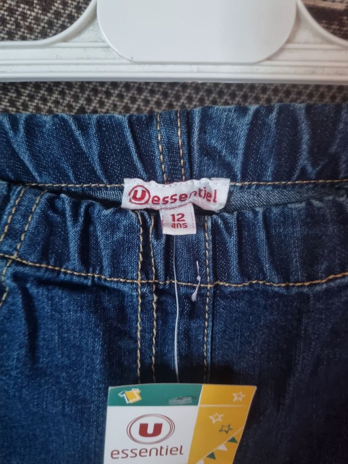 Jean élastique à la taille 12ans mixte - photo numéro 3