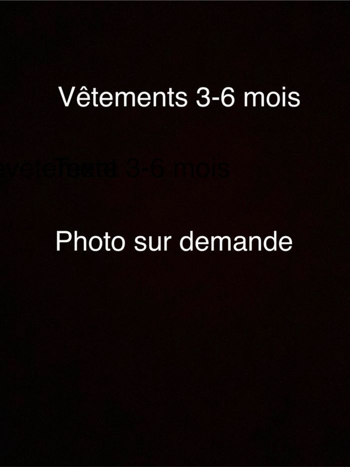 Vêtements 3-6 mois garçon