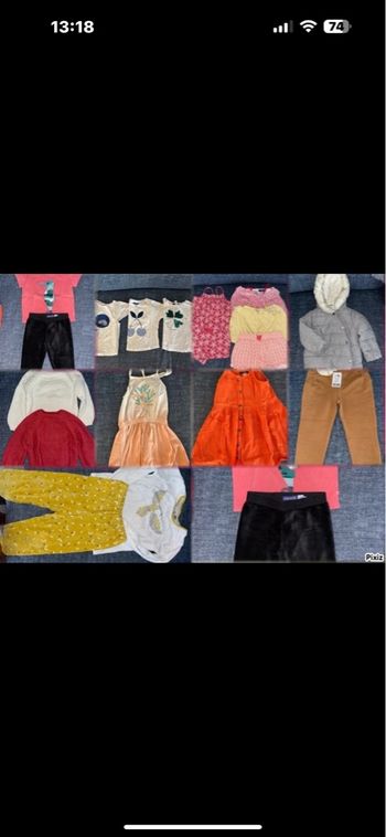 Vends lot Okaïdi  fille taille 3 ans  16 articles