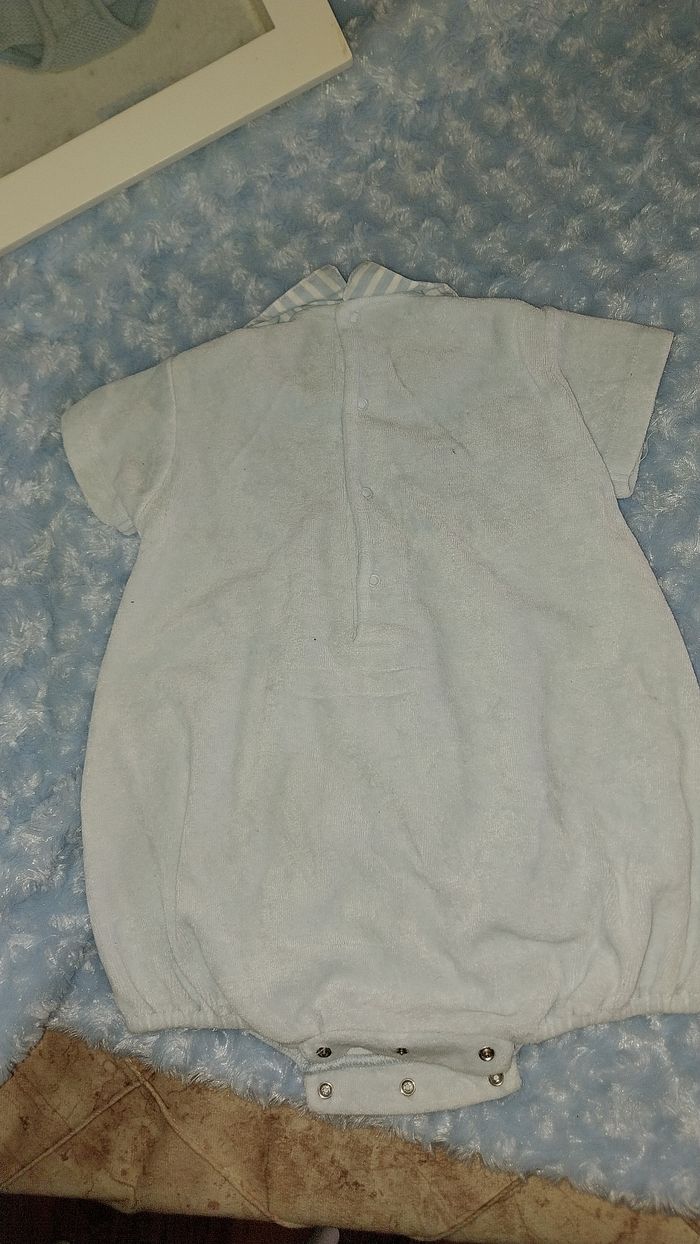 Barboteuse/ combi aison bloomer Ewan's et Comtesse état neuf 12 mois - photo numéro 10