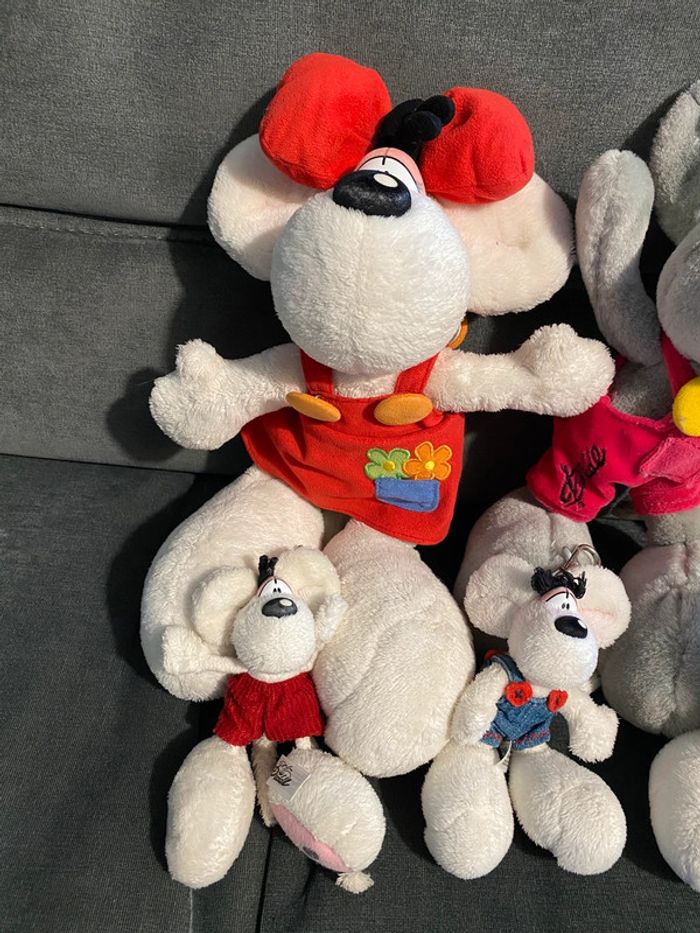 Lot peluches Diddle diddlina et porte clé - photo numéro 6