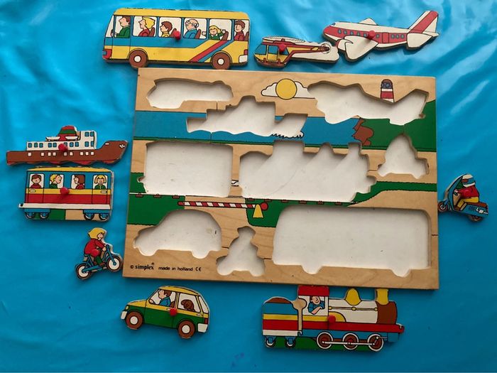 Puzzle bois la ville - photo numéro 2