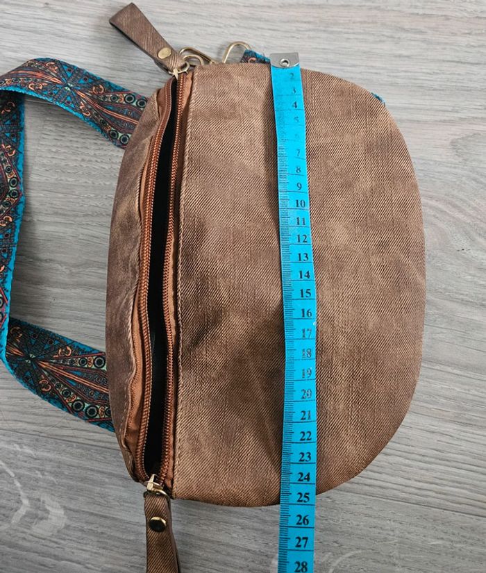 Sac banane beige marron - photo numéro 6