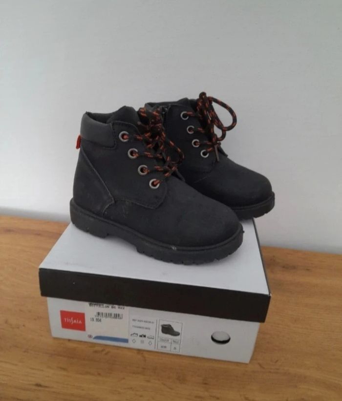 🧸Chaussures petite Bottines garçon Poiture 25 Tissaia