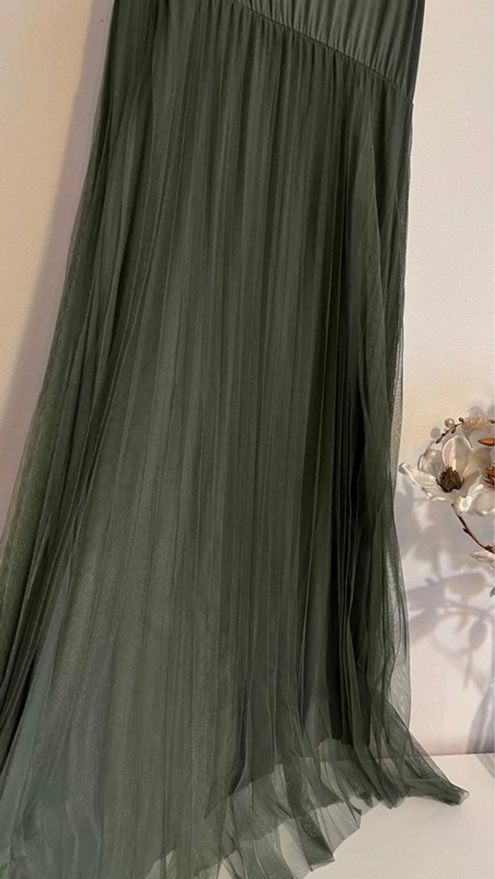 Superbe fond de robe / robe kaki 🤍🤍 - photo numéro 7