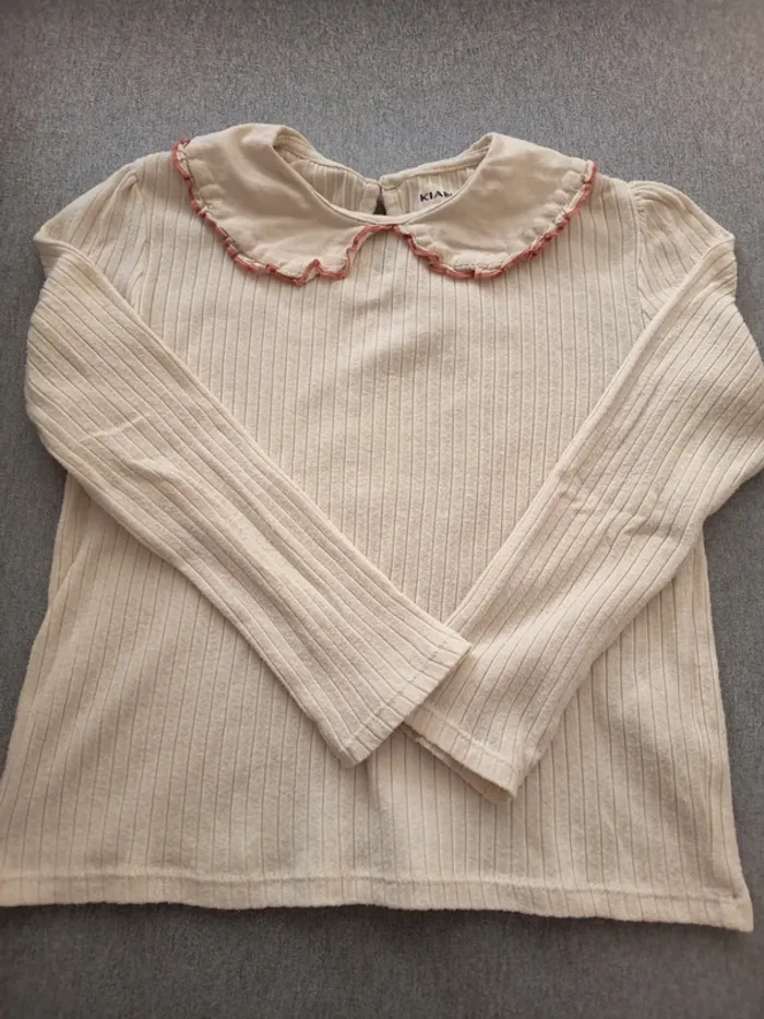 Haut manches longues fille Kiabi