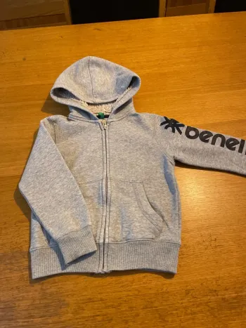 Sweat-shirt zippe benetton