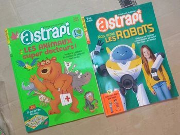 Lot 2 Astrapi 7-11 ans animaux / robots