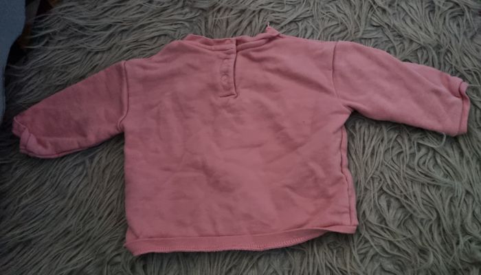 Sweat rose avec écriture 9mois - photo numéro 4