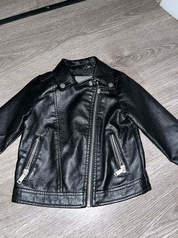 Veste cuir enfant