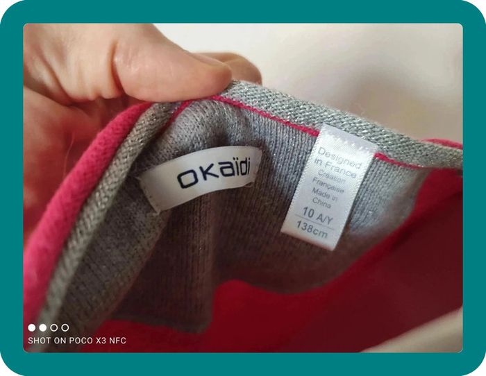 Pull rose 10 ans Okaïdi fille - photo numéro 3