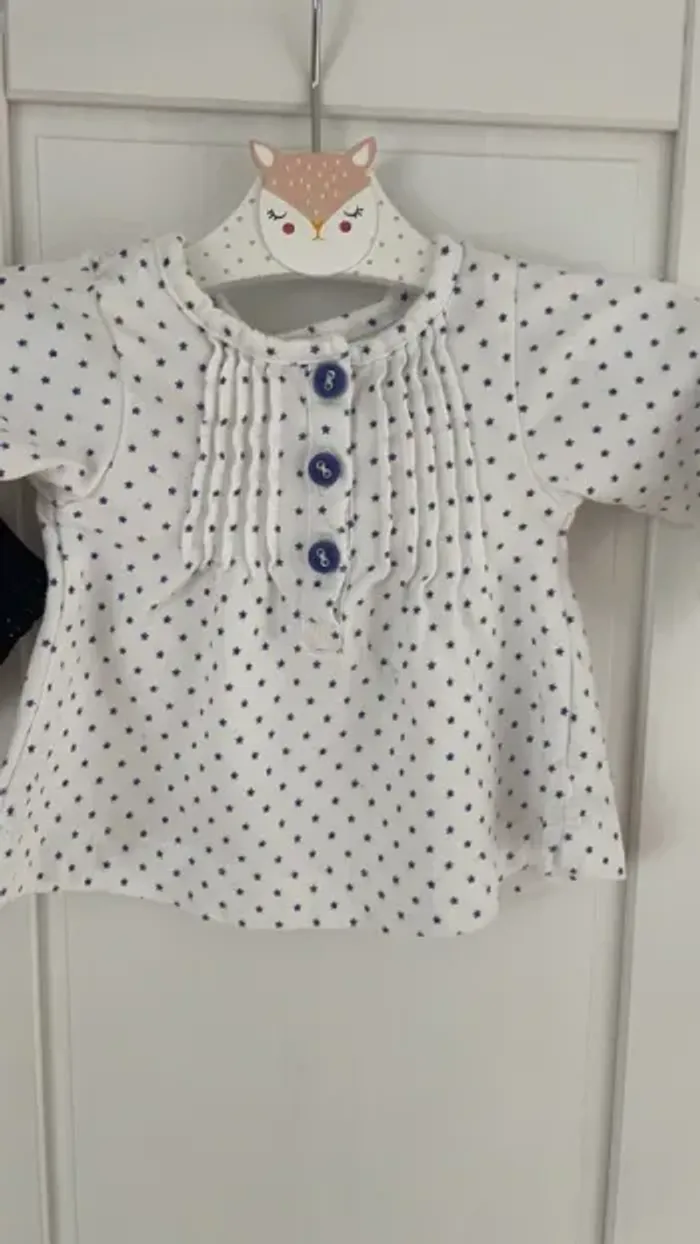 Ensemble Gilet Gymp et blouse Tissaia 3 mois - photo numéro 9
