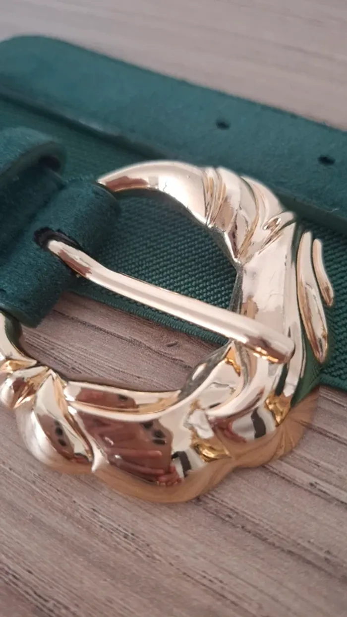 Ceinture élastique ajustable – Parfaite sur vos robes - Vert tendance - photo numéro 2