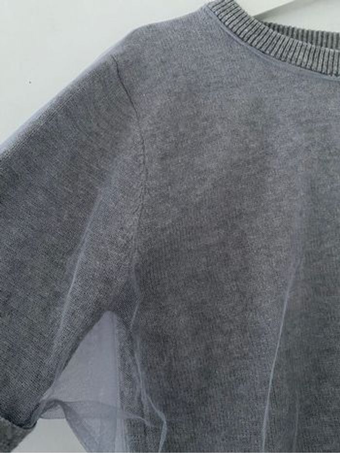 Pull gris - photo numéro 4