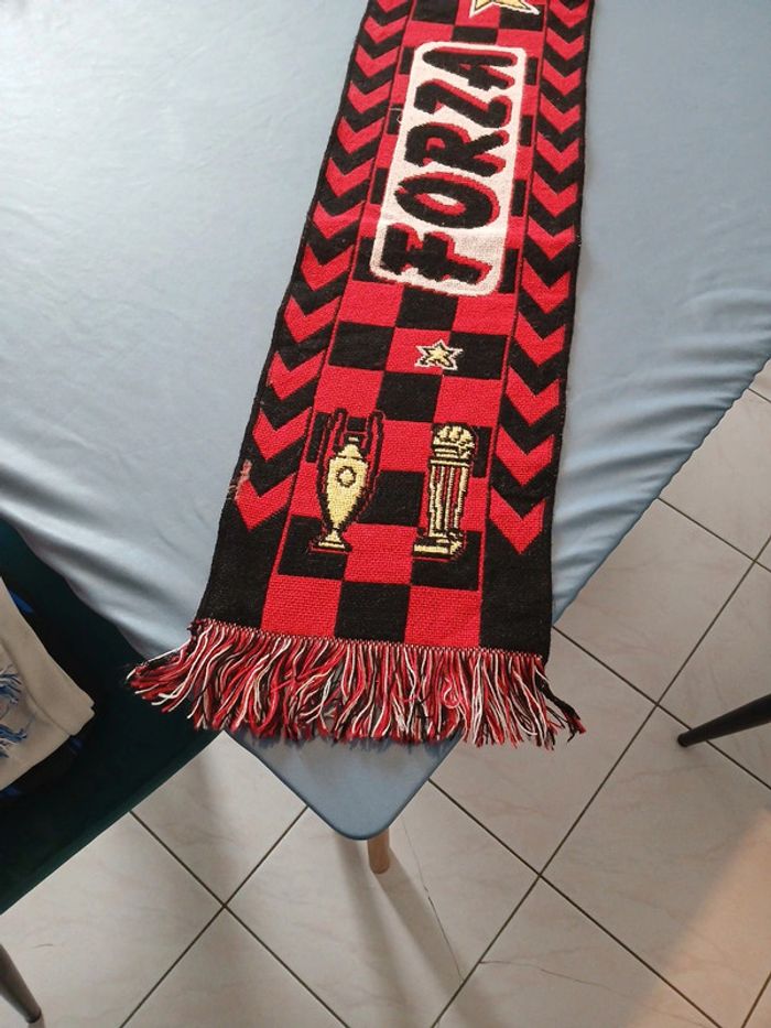 Écharpe foot milan ac Italie italia - photo numéro 2