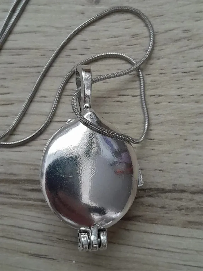 Collier Verveine, Vampire Diaries, Elena Gilbert, argenté - photo numéro 3