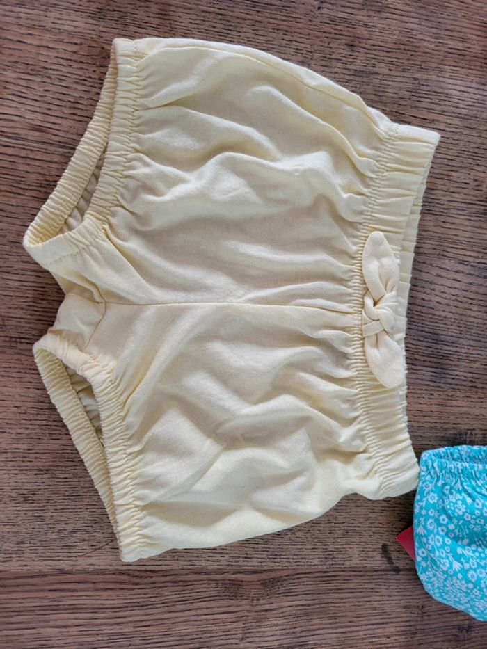 Lot de 2 shorts fille 9 mois - photo numéro 2