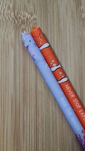 Legami Under the Sea Hippocampe + Poisson Némo Mention Limited Edition = 2024 2 Stylos Neufs