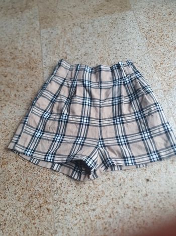 Short à carreaux