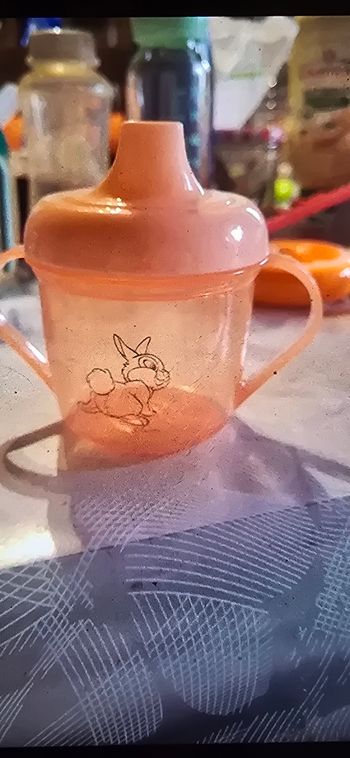Biberon en plastique 