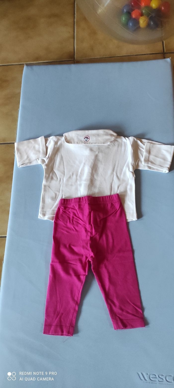 Ensemble chemisier, legging sergent major 9 mois - photo numéro 10
