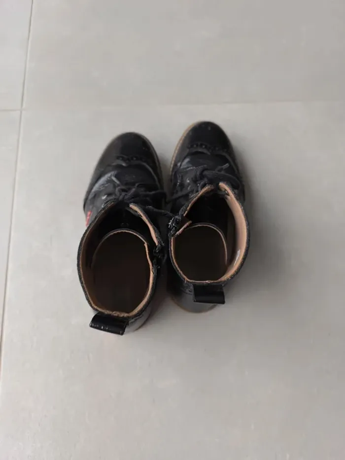Kickers - bottines vernies noires - fille 33 - photo numéro 3
