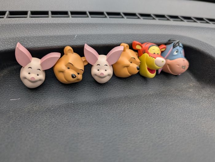 Lot de bouton de tiroir Winnie l'ourson Disney