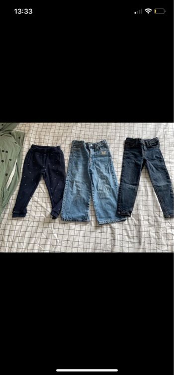 Lot 8 pantalons fille 4 ans - photo numéro 2