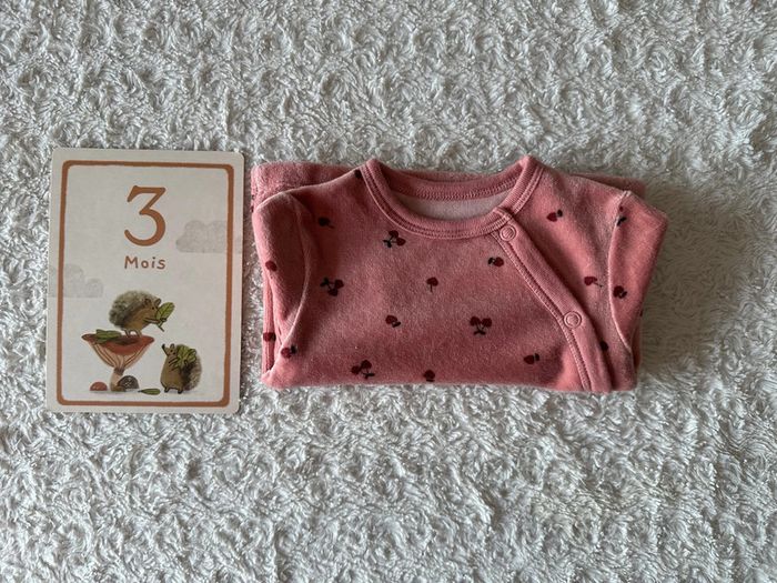 Haut de pyjama, brassière, cardigan, Kiabi, 3 mois - photo numéro 3