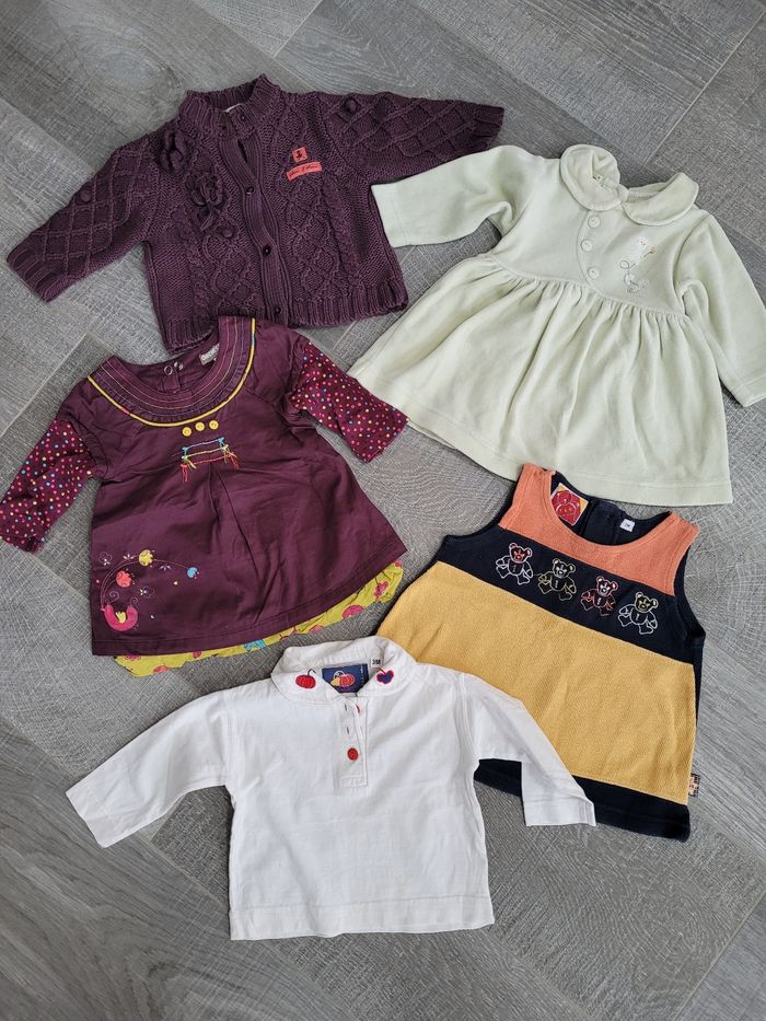 Lot vêtements fille hiver 3 mois 60 cm - photo numéro 2