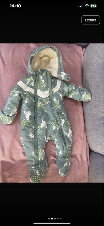 Combi pilotes orchestra bebe 6 mois hiver neuf jamais porté