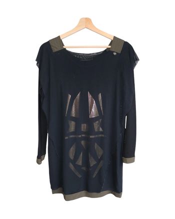 Robe droite avec voile dessus - La mode est à vous - #000005_00028