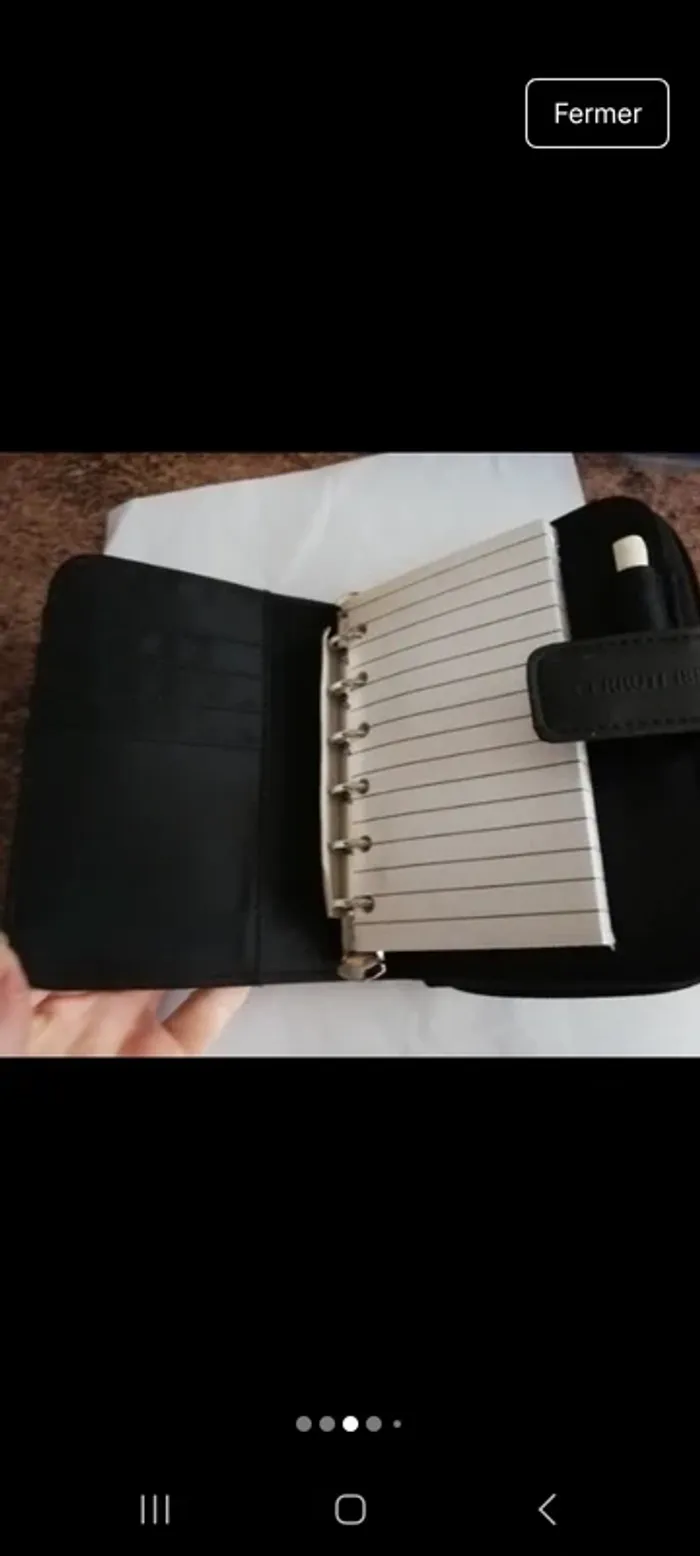 Magnifique porte feuille avec carnet neuf cerruti - photo numéro 3
