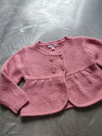 Gilet fille 3 ans lisa rose