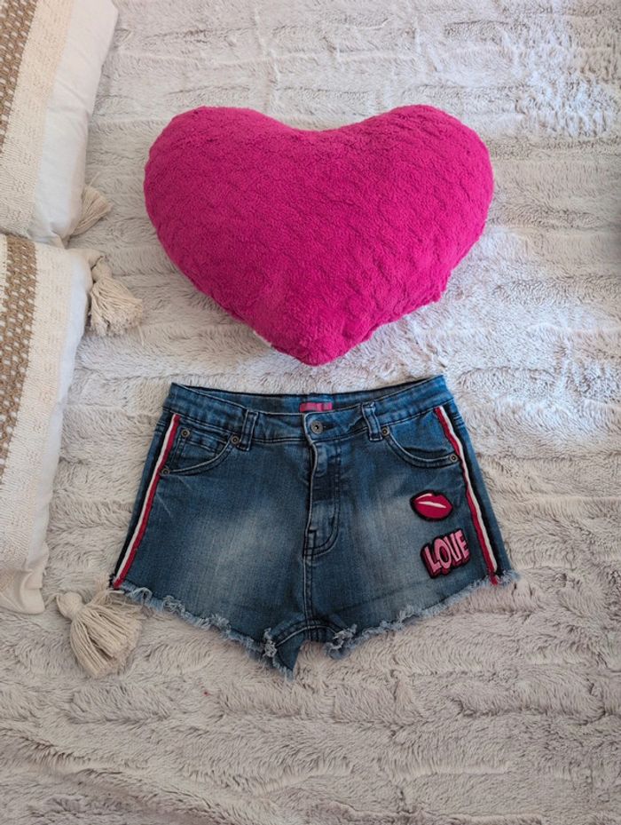 Short court en jean fille 14 ans 164/178 cm. Persival