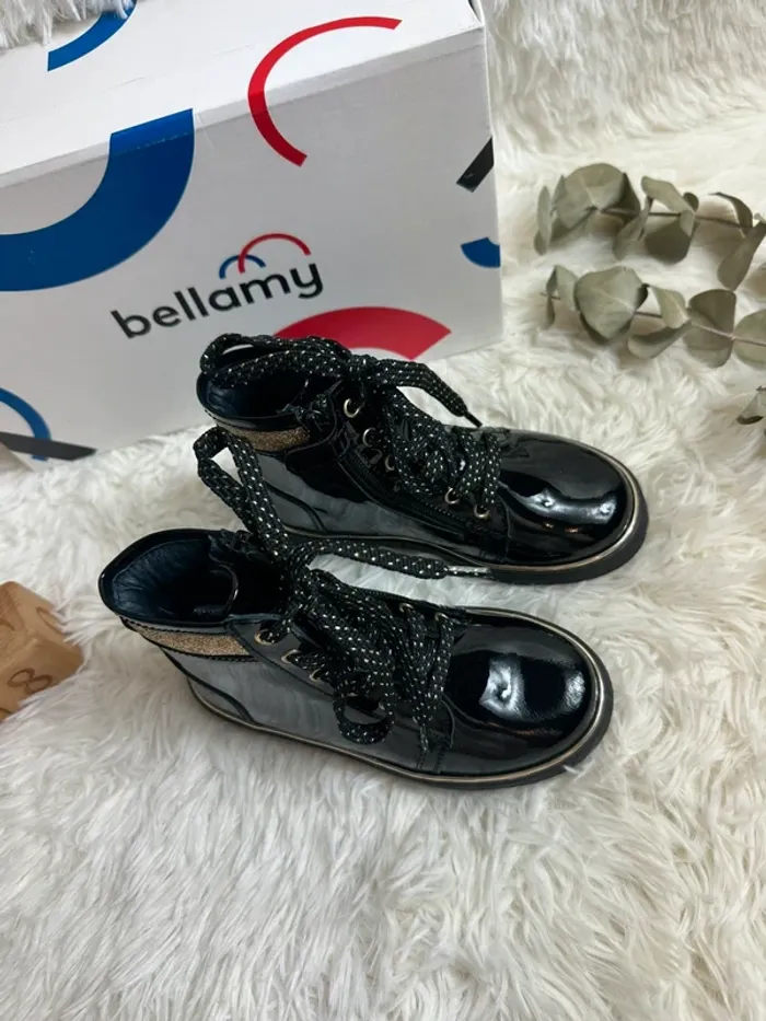 Paire de bottines vernis Bellamy taille 28 - photo numéro 4