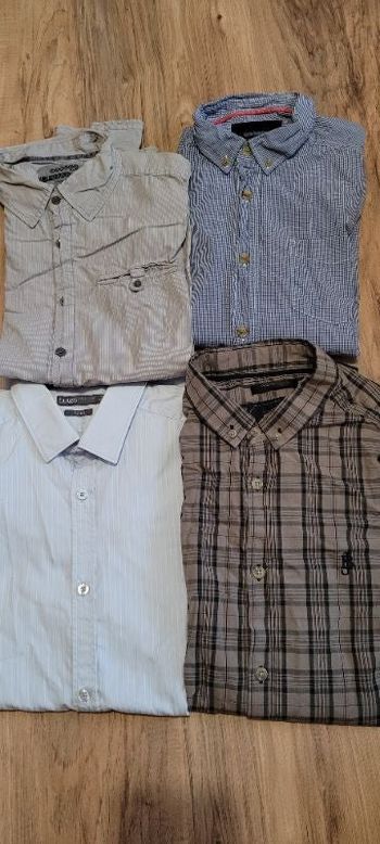 Lot de 4 chemises manches longues