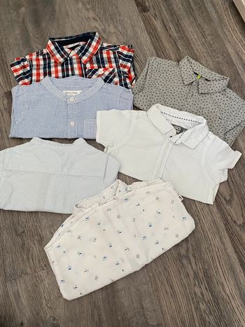 Chemises 6 mois