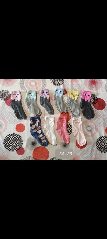 Lot 10 paires de chaussettes 👧 taille 24 26
