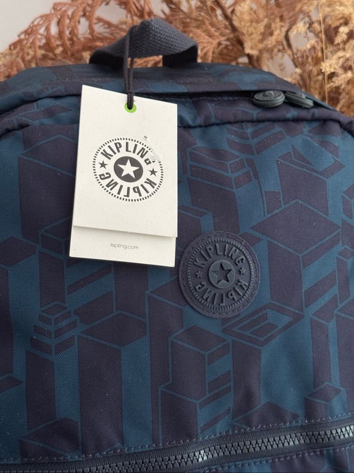 Cartable sac à dos Kipling Emery Building bleu marine neuf - photo numéro 2
