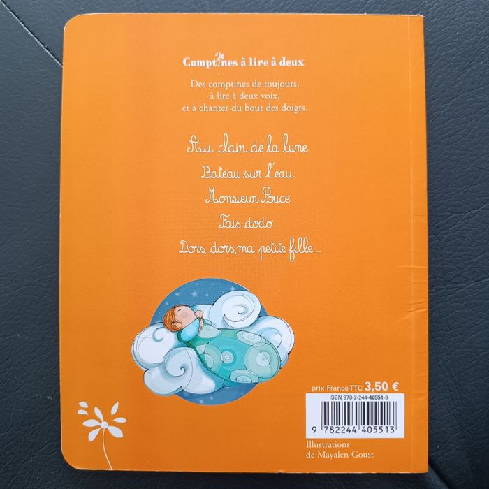 Livre comptines à lire à deux bonne nuit les comptines - photo numéro 2