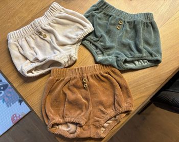 Lot de 3 shorts en éponge la redoute 3-6mois