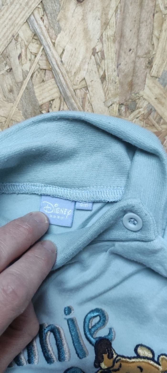 Pull col roulé garçon 6 mois Winnie l'ourson Disney - photo numéro 2