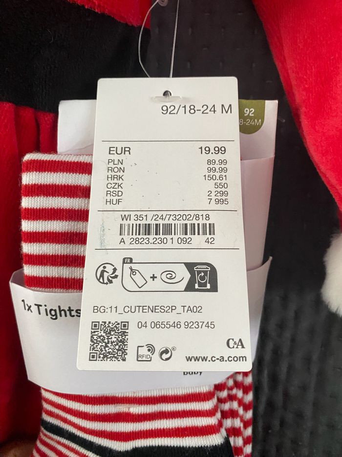 Ensemble Noël C&A bébé neuf - photo numéro 4