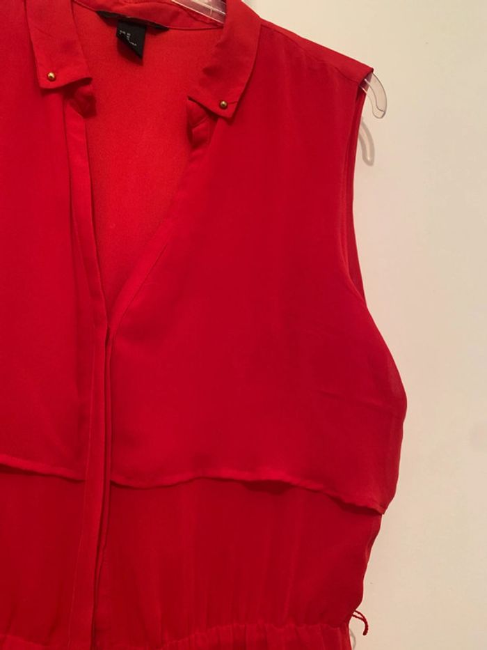 robe rouge sans manches - photo numéro 7